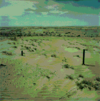 Yuma desert has plenty of dust for your neckerchief bandana.